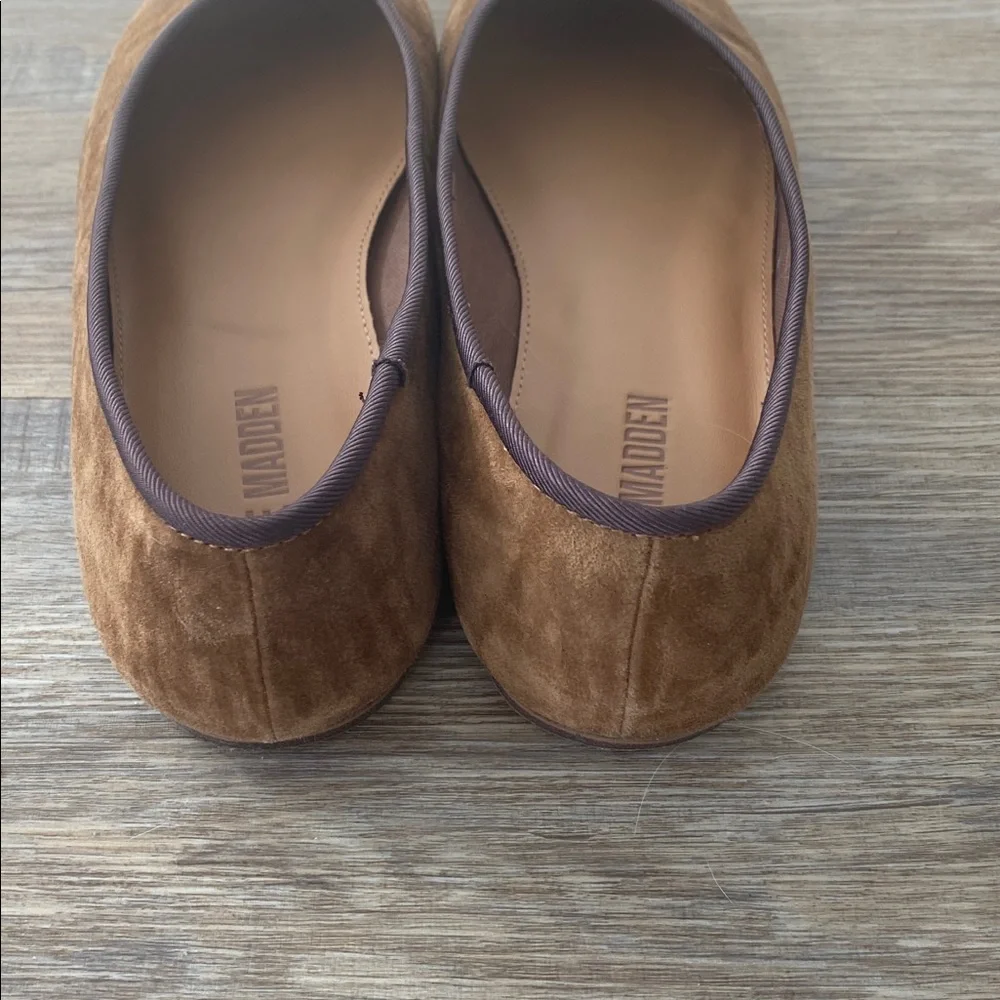 Steve Madden Brown Suede Slip-Ons - Picture 5 of 7